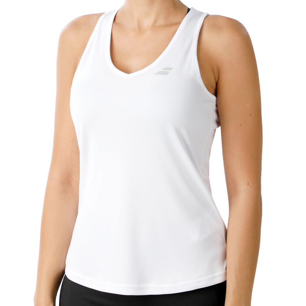 Babolat Play Débardeur Tank Top Femmes - Blanc , Argent