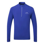 Vêtements Ronhill Ronhill Core Thermal 1/2 Zip Maillot De Course Hommes-Bleu