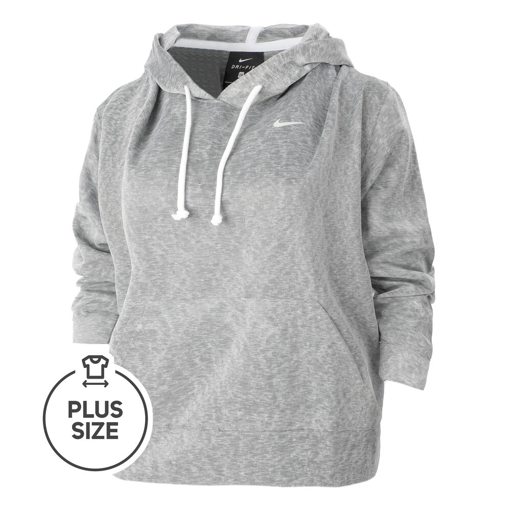 Nike IC SU Plus Size Sweat à Capuche Femmes - Gris Clair , Blanc