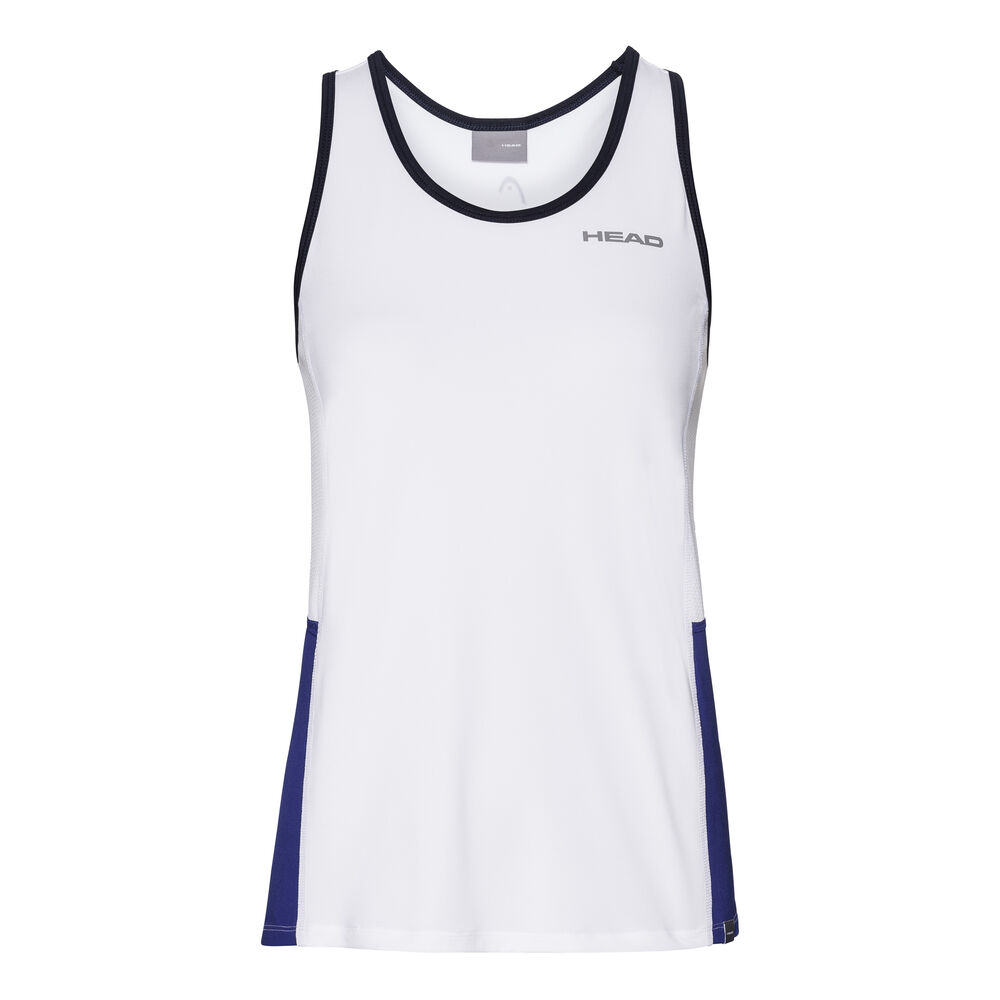 HEAD Club Débardeur Tank Top Filles - Blanc , Bleu