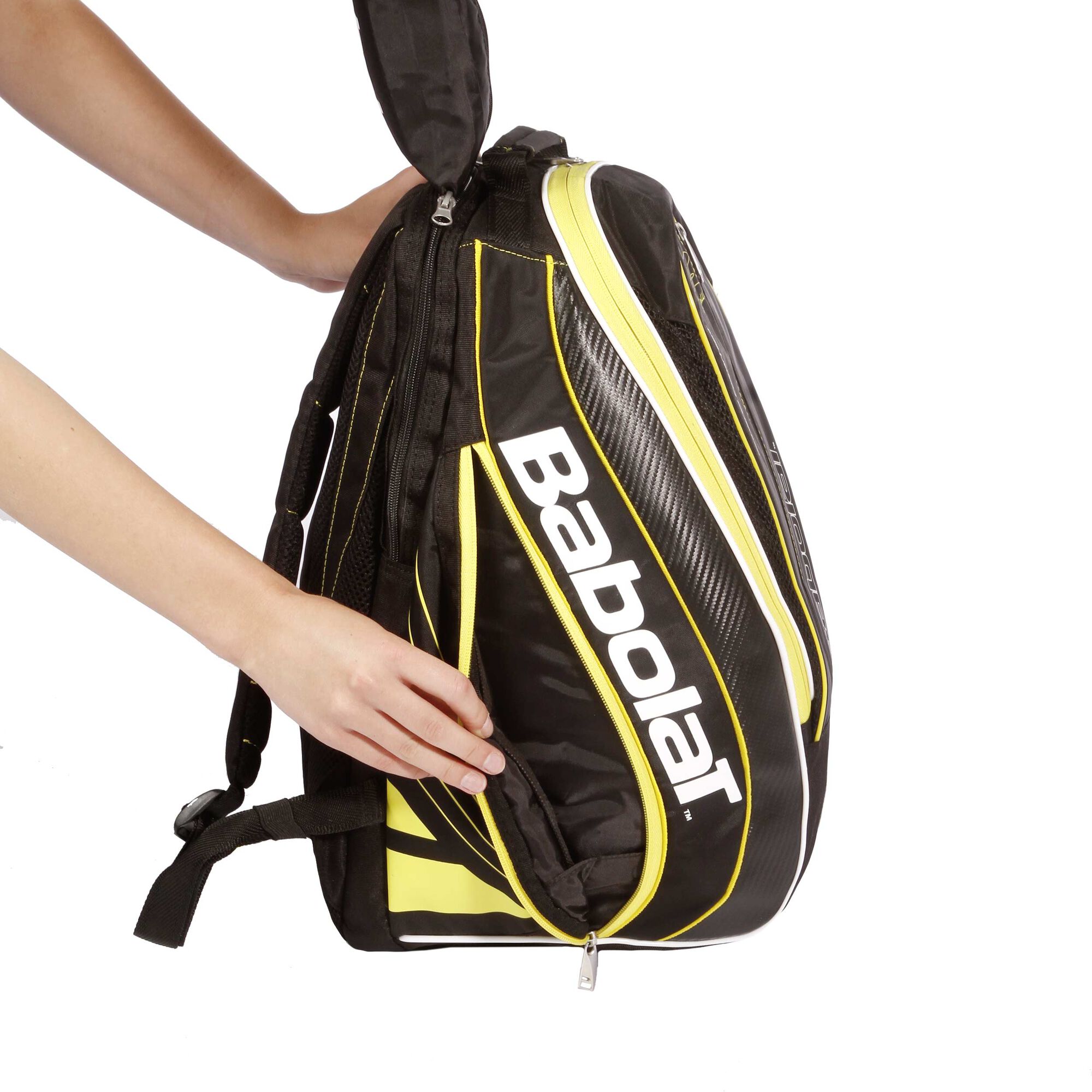 Babolat Pure Aero Backpack Sac A Dos Noir Jaune Acheter En Ligne Tennis Point