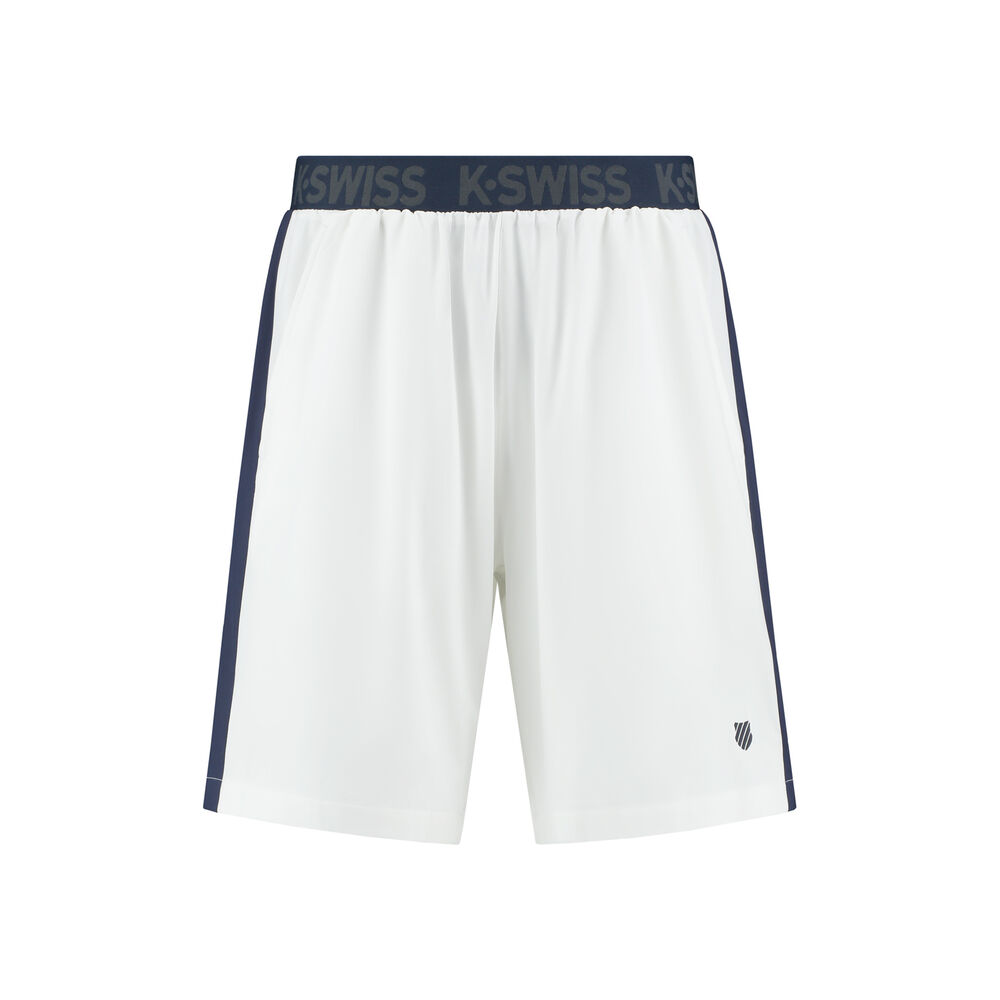K-Swiss Heritage 8 Shorts Hommes - Blanc , Bleu Foncé