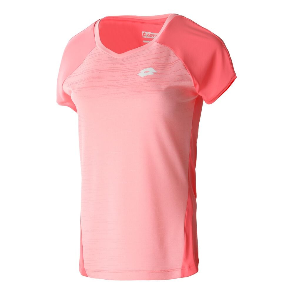Lotto Top Ten II PL T-shirt Femmes - Rosé, Corail