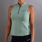 Padelbekleidung Endless Endless Glam Polo Femmes-Vert,Bleu Fonc&eacute;