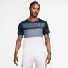Court Dri-FIT Advantage Print T-shirt Hommes - bleu, blanc