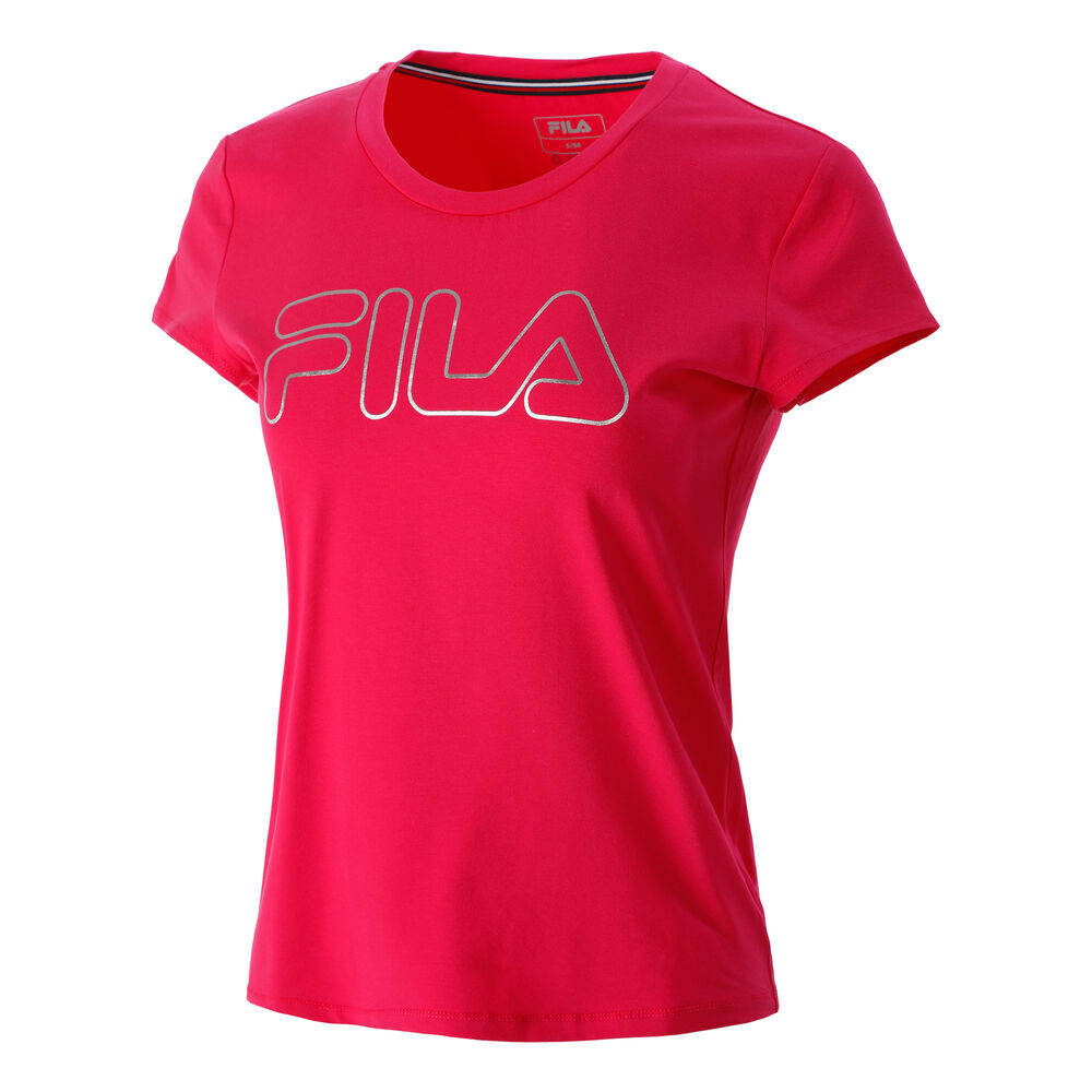 Fila Reni T-shirt Femmes - Pink , Argent