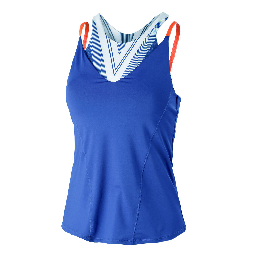 Lucky in Love Reflex Bralette Débardeur Tank Top Femmes - Bleu , Blanc