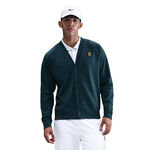 V&ecirc;tements Nike Nike Court Gilet en maille cardigan Hommes-bleu fonc&eacute;