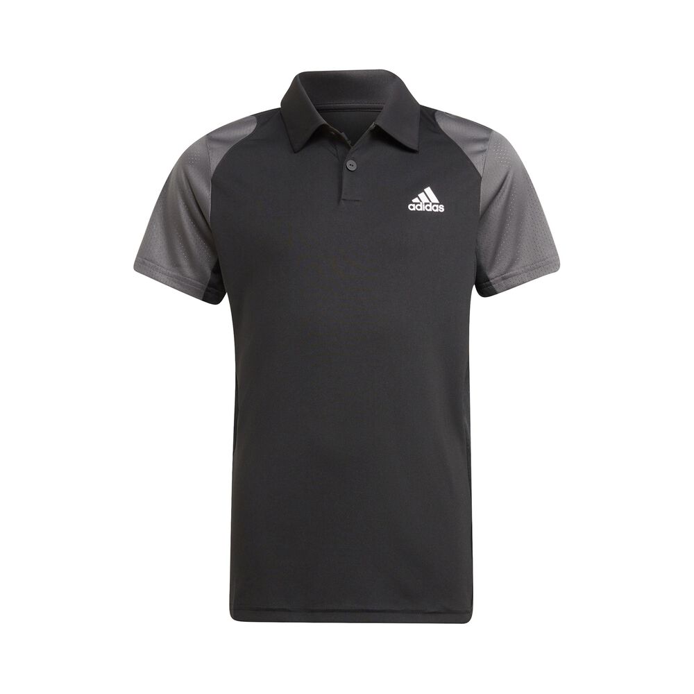 adidas Club Polo Garçons - Noir , Gris