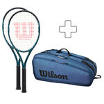 Lot De Raquettes Wilson 2x Ultra Team V4.0 plus Schlägertasche