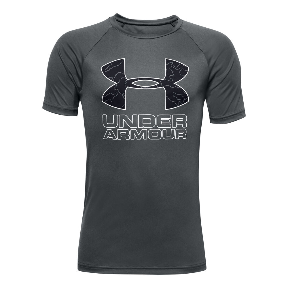 Under Armour Tech Hybrid Printed Fill T-shirt Garçons - Gris , Noir