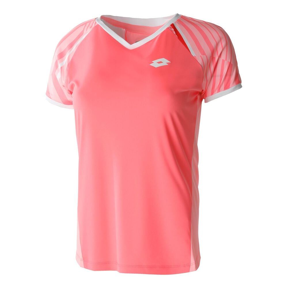 Lotto Top Ten II PL Printed T-shirt Femmes - Rosé, Corail