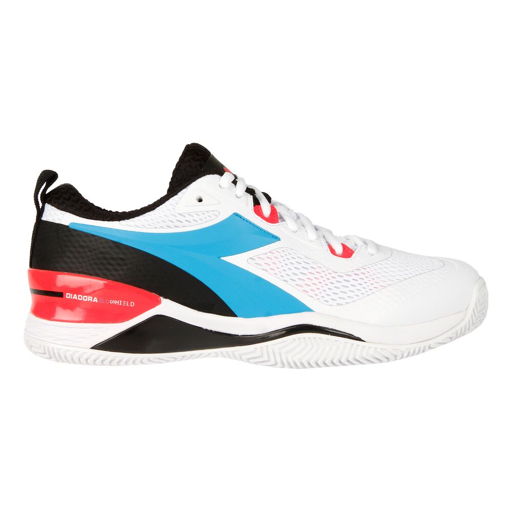 Diadora Speed Blushield 4 Chaussure Terre Battue Hommes - Blanc , Turquoise