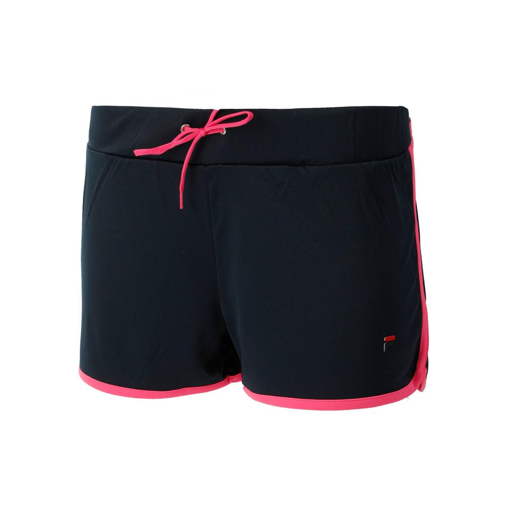 Fila Caro Shorts Femmes - Bleu Foncé , Rouge