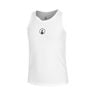 Racerback D&eacute;bardeur Tank Top Filles-Blanc,Bleu Fonc&eacute;
