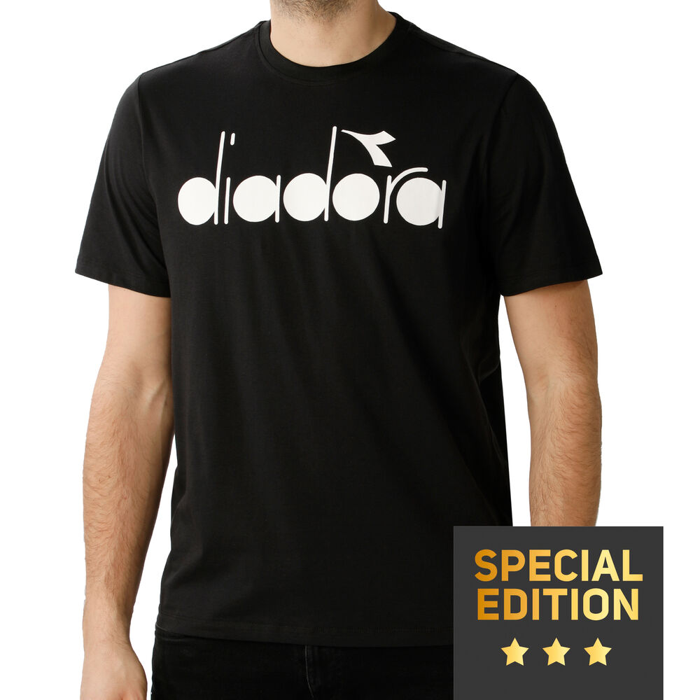 Diadora Club T-shirt Edition Spéciale Hommes - Noir , Blanc