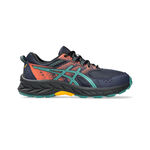 Chaussures de running ASICS ASICS Pre-Venture 9 GS Chaussure Trail Enfants-Bleu Foncé,Bleu Gris