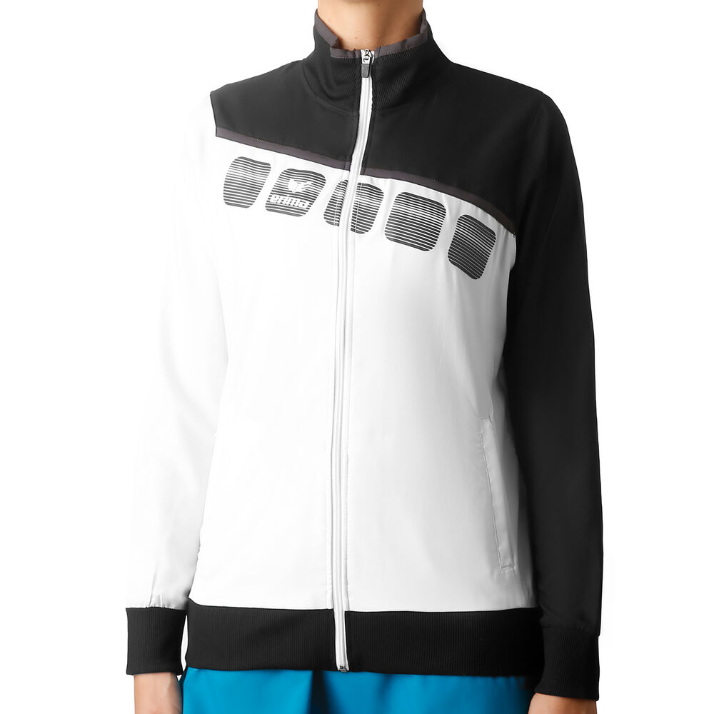 Erima 5-C Veste De Survêtement Femmes - Blanc , Noir