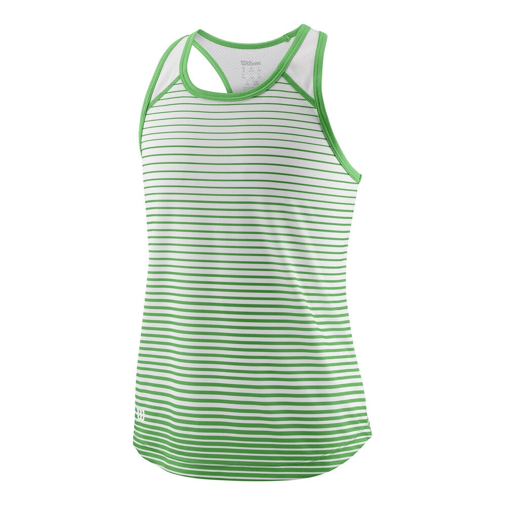 Wilson Team Striped Débardeur Tank Top Filles - Vert , Blanc
