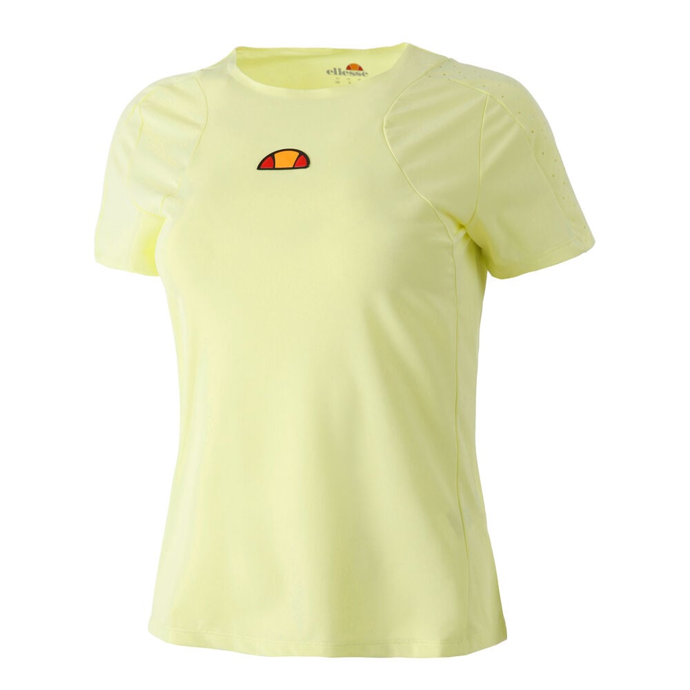 Ellesse Montia T-shirt Femmes - Jaune Lemon, Noir