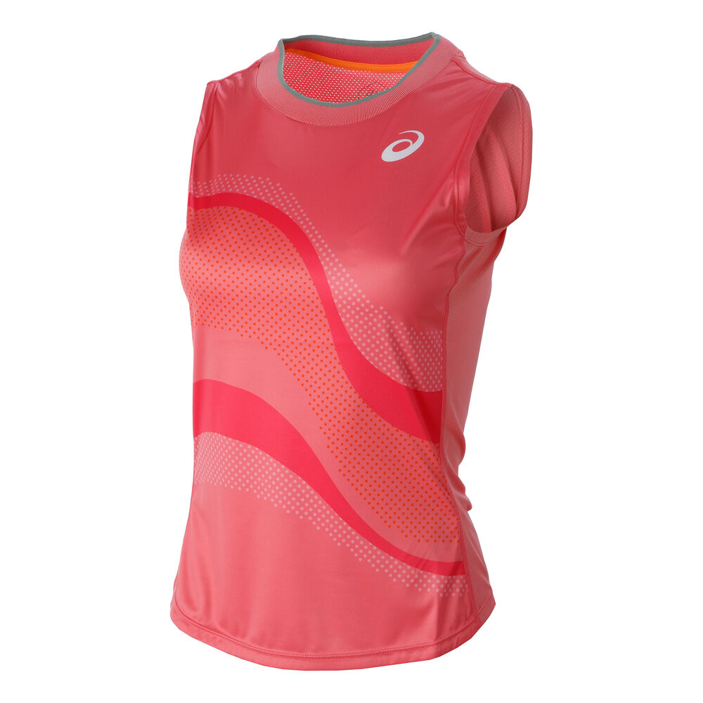 Asics Match GPX Débardeur Tank Top Femmes - Corail , Blanc