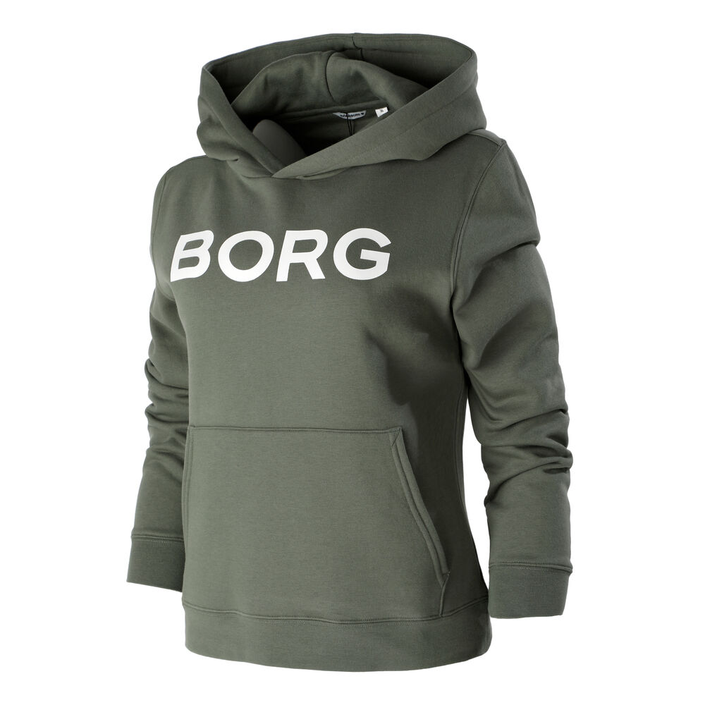 Björn Borg Logo Sweat À Capuche Femmes - Vert , Blanc