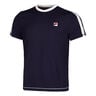 Elias T-shirt Hommes-Bleu Foncé,Blanc