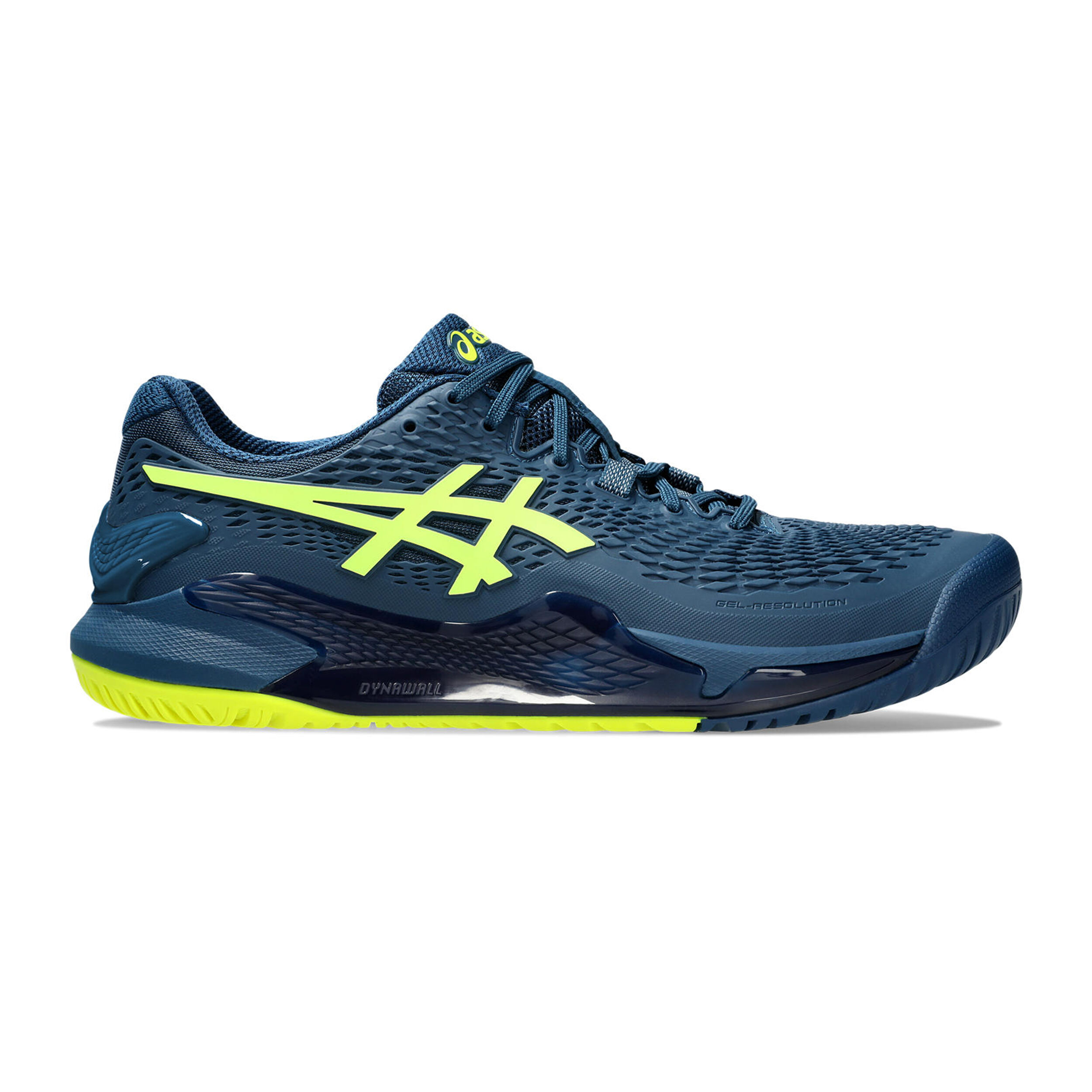 Basket asics bleu et jaune outlet