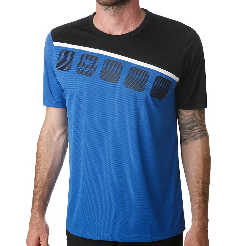 Erima 5-C Function T-shirt Hommes - Bleu , Noir