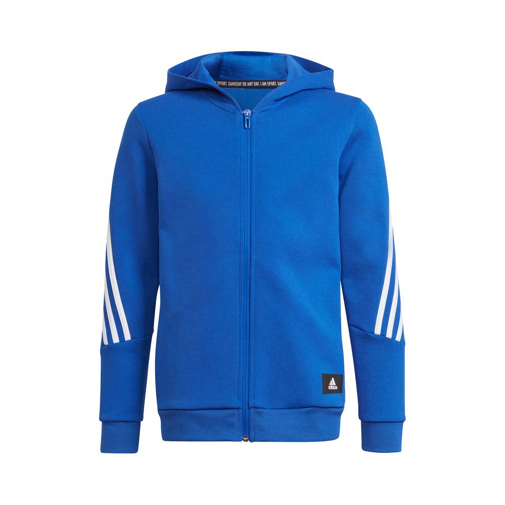 adidas Fleece 3-Stripes Gilet En Coton Enfants - Bleu , Blanc