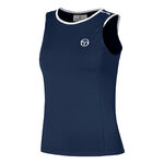 V&ecirc;tements de tennis Sergio Tacchini Sergio Tacchini TCP D&eacute;bardeur tank top Femmes - bleu fonc&eacute;
