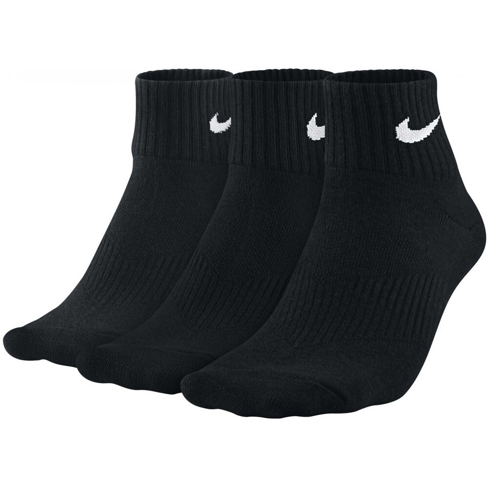 Nike Lightweight Quarter Chaussettes De Sport Pack De 3 - Noir , Blanc