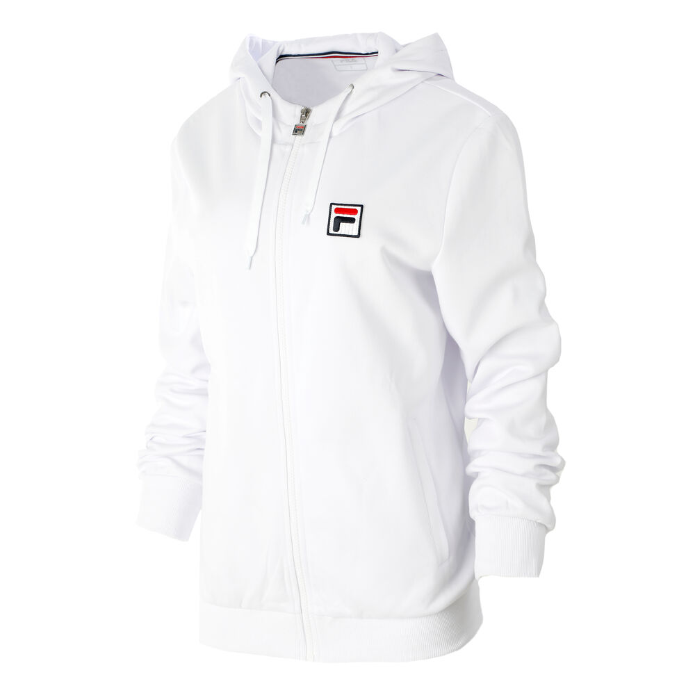 Fila Eddy Gilet En Coton Femmes - Blanc , Bleu Foncé