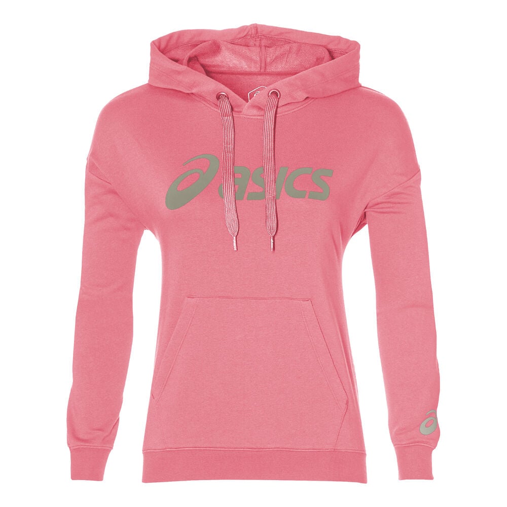 Asics Big Over The Head Sweat à Capuche Femmes - Corail , Gris