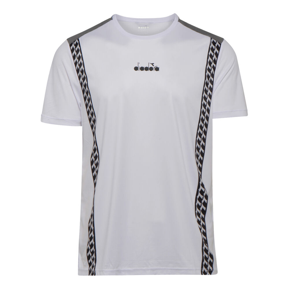 Diadora Challenge T-shirt Hommes - Blanc , Noir