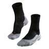 RU4 Chaussettes De Running Femmes-Noir,Gris