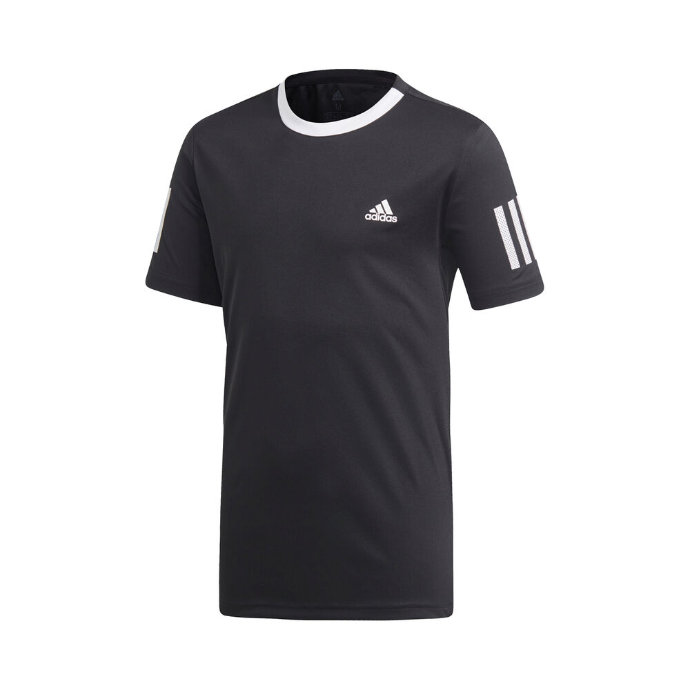 adidas Club 3-Stripes T-shirt Garçons - Noir , Blanc