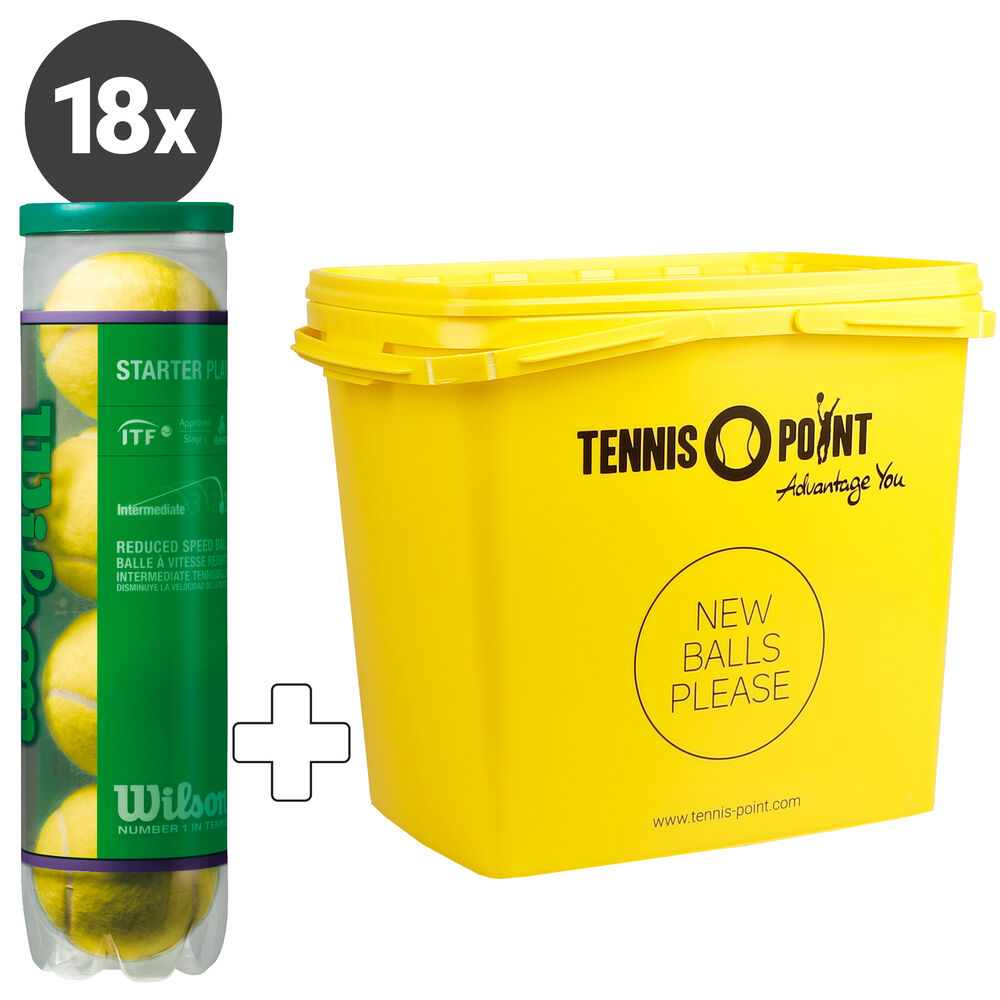 Starter Play (Stage 1) 18 Tubes De 4 + Seau À Balles