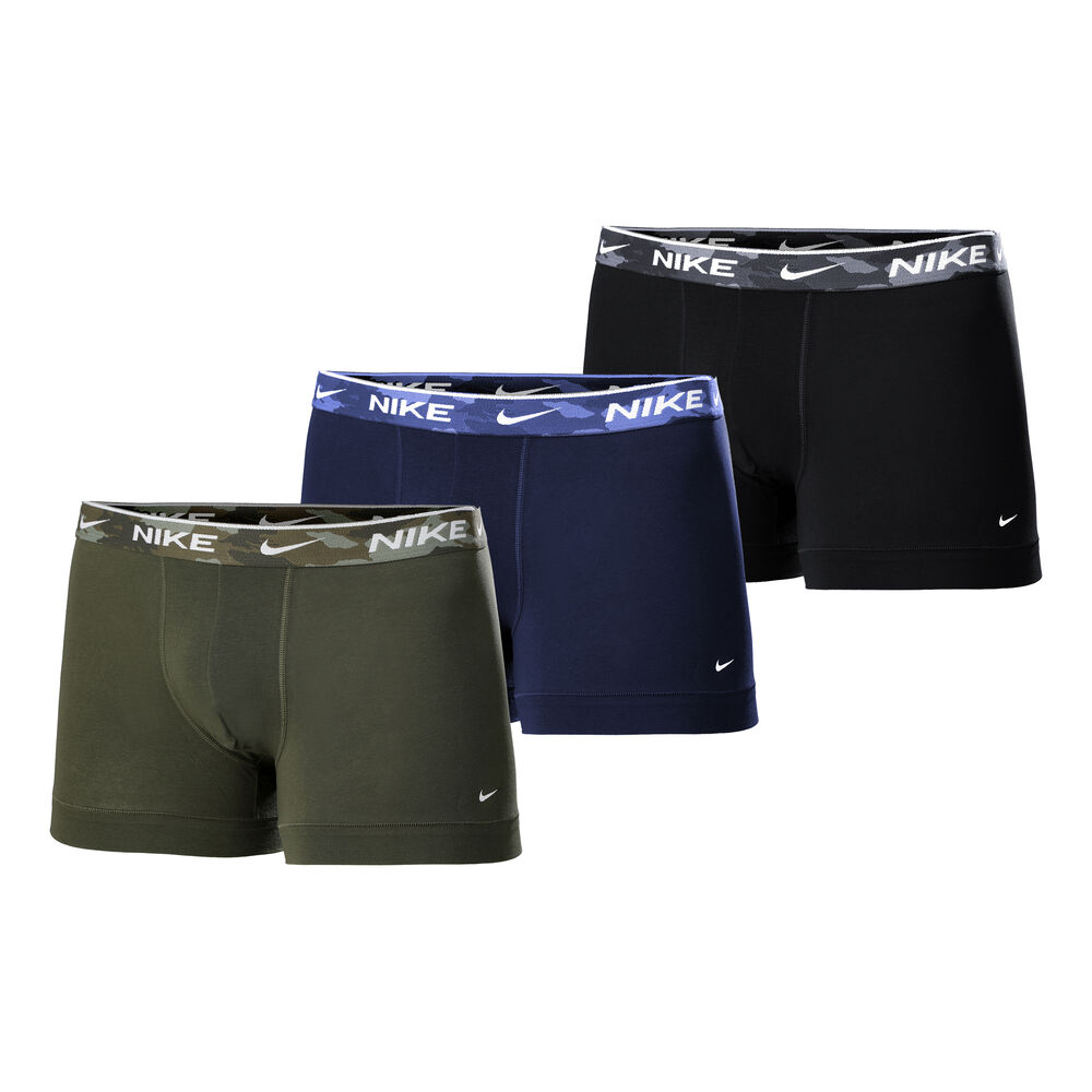 Nike E-Day Cotton Stretch Caleçon Pack De 3 Hommes - Bleu , Multicouleur