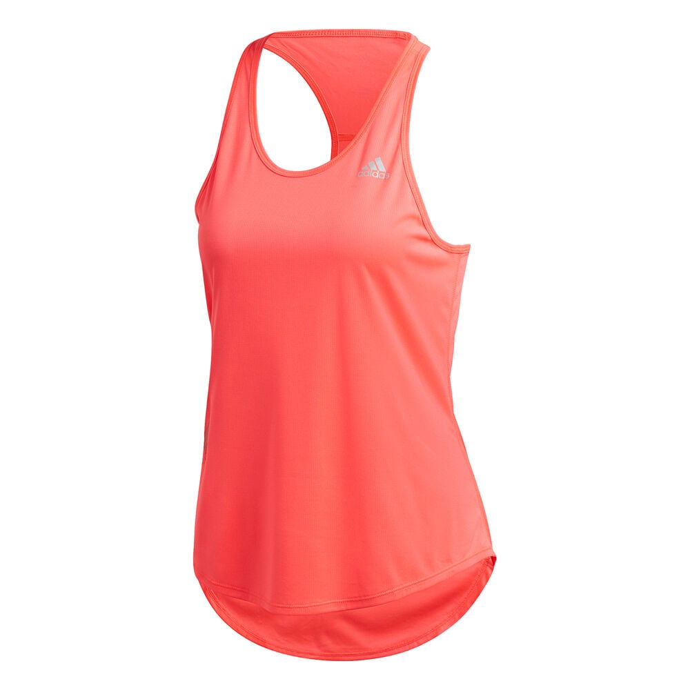 adidas Run It 3-Stripes Débardeur Tank Top Femmes - Corail