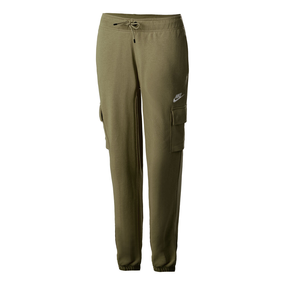 Nike Sportswear Essential Cargo Pantalon Survêtement Femmes - Vert Olive , Blanc