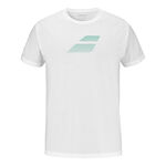 Vêtements Babolat Babolat Exercise Big Flag T-shirt Hommes-Blanc