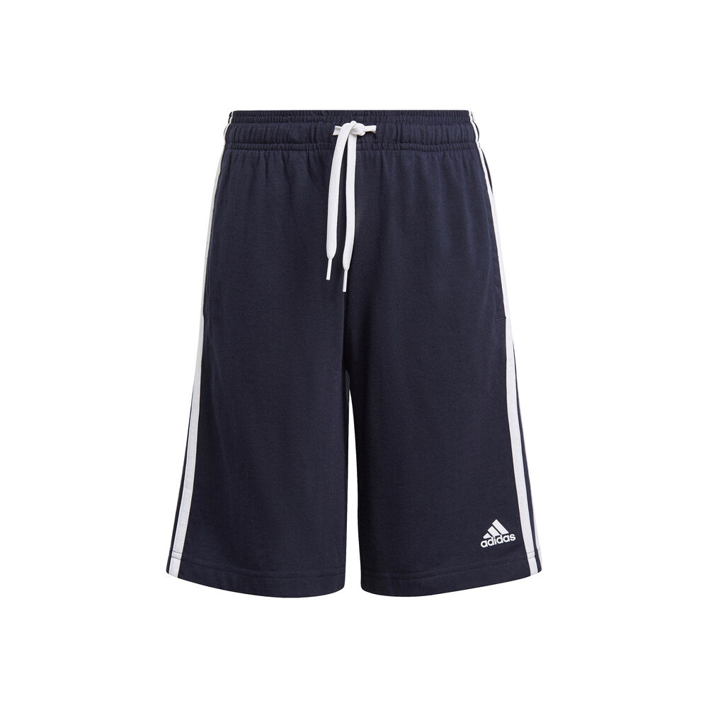 adidas 3-Stripes Shorts Enfants - Bleu Foncé , Blanc