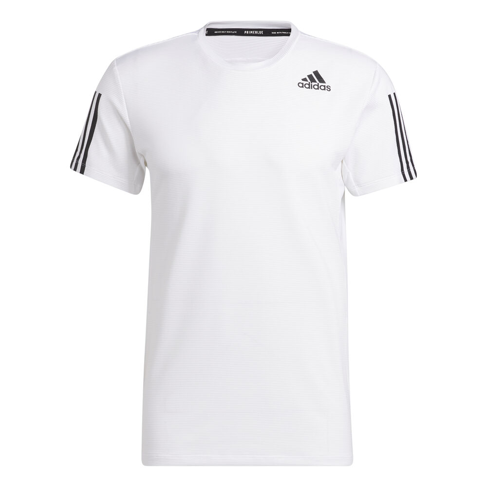 adidas Primeblue Aero 3-Stripes T-shirt Hommes - Blanc , Noir