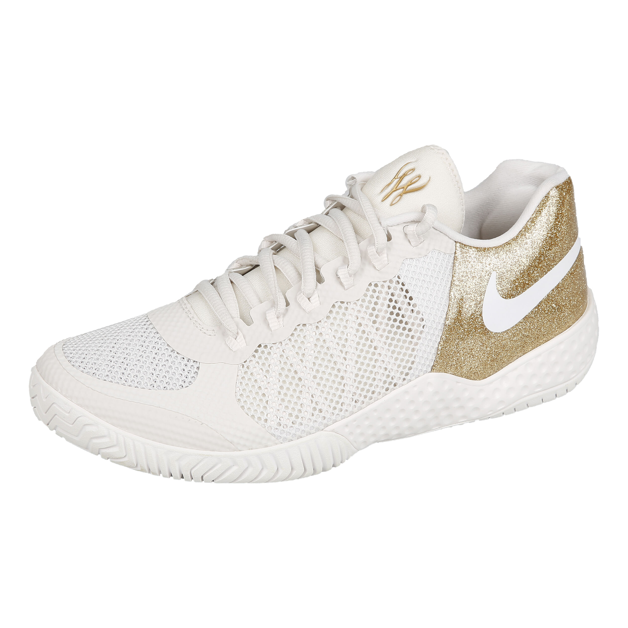 Flare 2 Chaussure Surface Dures Femmes Blanc Or