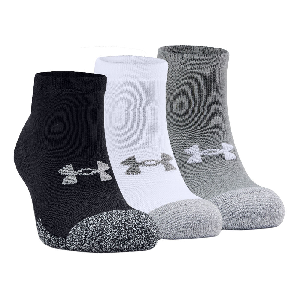 Under Armour Heatgear Locut Chaussettes De Sport - Gris , Blanc