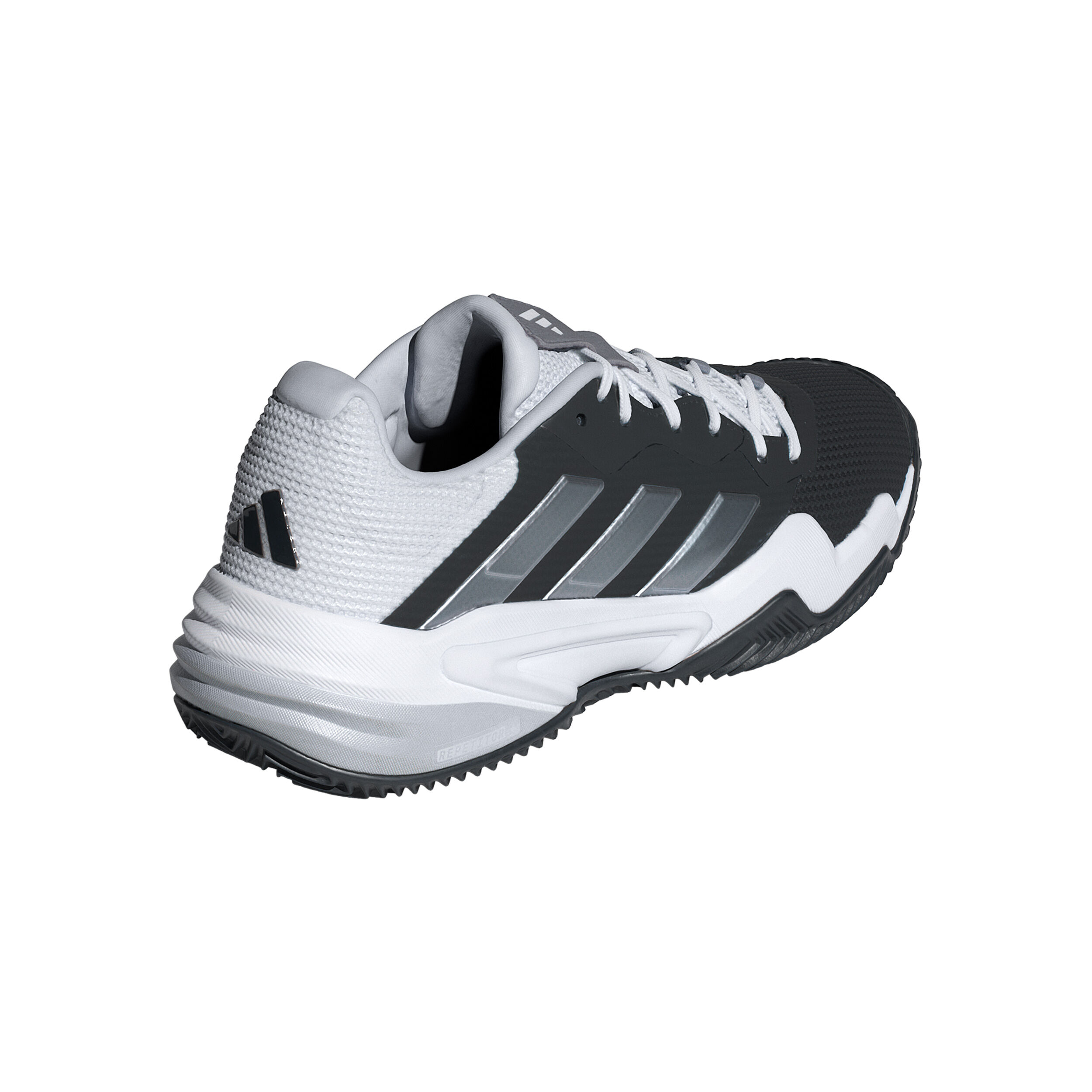 Barricade 13 Chaussure Terre Battue Hommes Noir Blanc