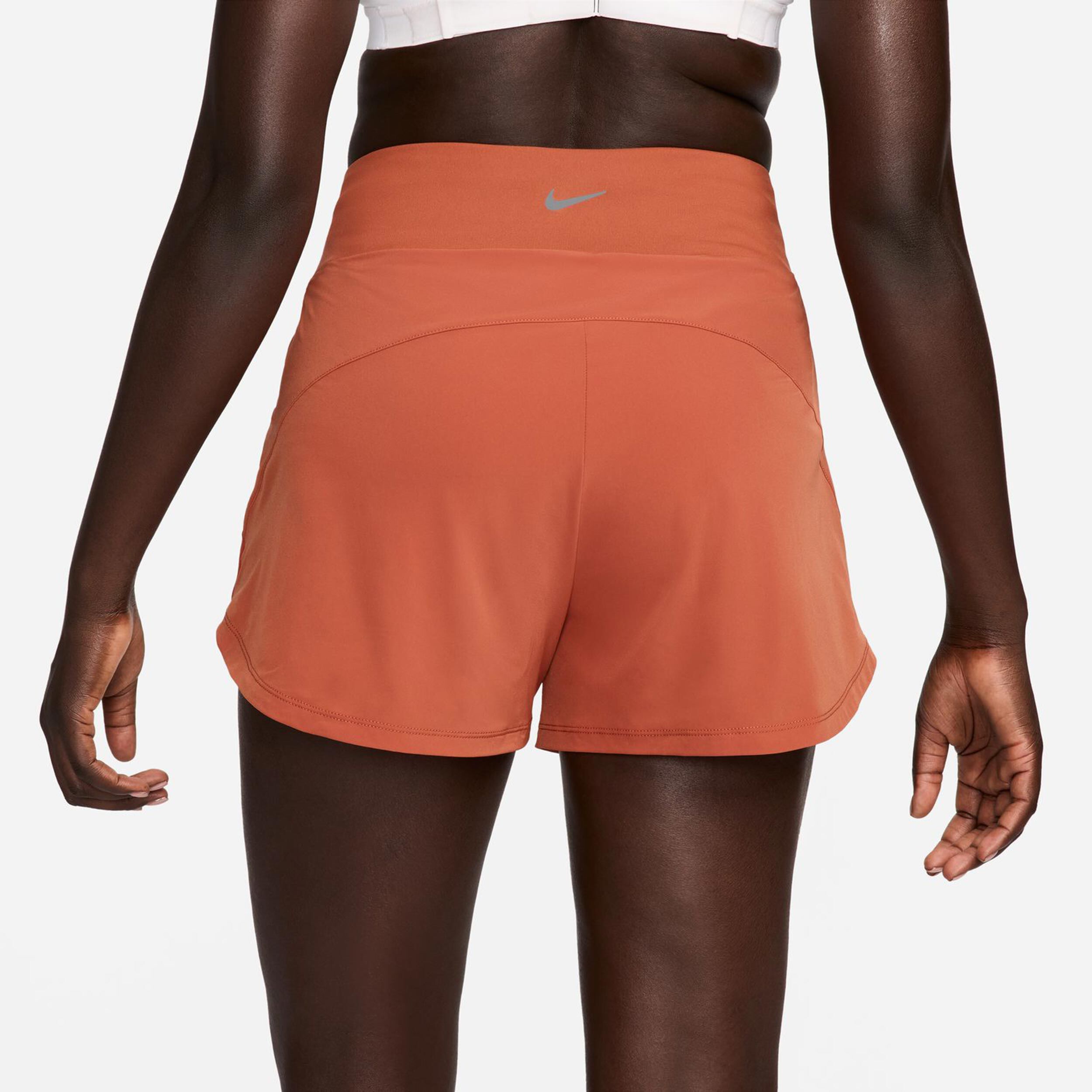 Buy Nike Dri Fit Bliss Fitness High Waisted 3in Shorts Femmes Marron online Tennis Point FR