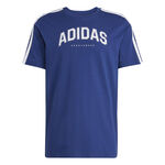 V&ecirc;tements adidas adidas Graphic T-shirt Hommes-Bleu Fonc&eacute;,Blanc