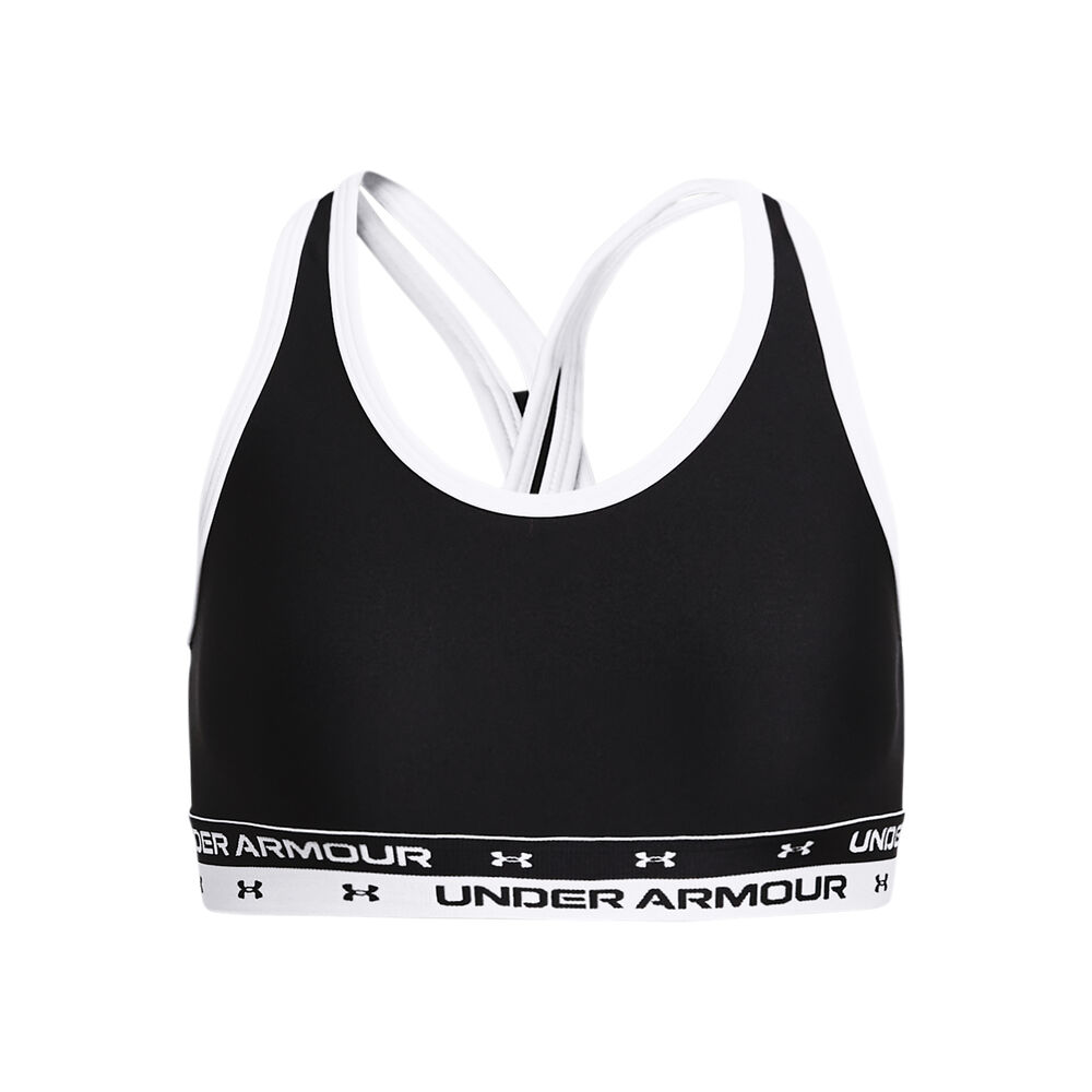 Under Armour Crossback Solid Soutien-gorge Sport Filles - Noir , Blanc